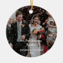 Our First Christmas, Customized Couple Photo