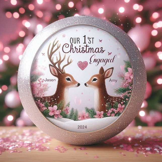 Our first Christmas engaged ornament (Creator Uploaded)
