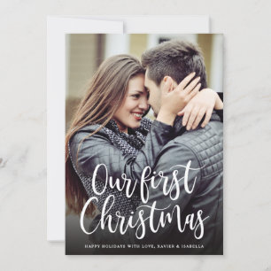 Our First Christmas Holiday Photo Card