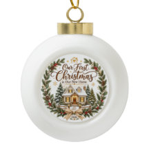 Our First Christmas in Our New Home 2026 Ornament