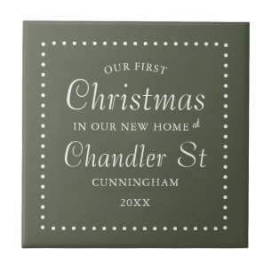 Our First Christmas in our New Home Simple Tile