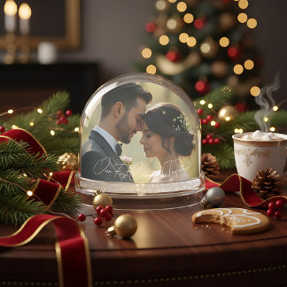 Our First Christmas in the Circle of Love Snowglobe