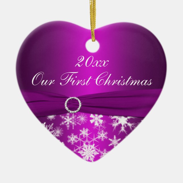 Our First Christmas Keepsake Ornament (Front)