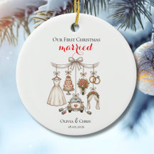 Our First Christmas Married Mr And Mrs