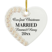 Our First Christmas Married Personalized