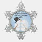 Our First Christmas Married Wedding Engagement