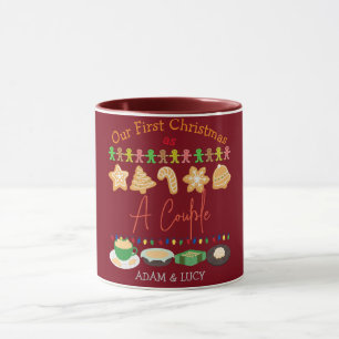 Our first Christmas Mr. and Mrs. /Couple newlywed Mug