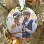 Our First Christmas Mr et Mme Wedding Photo