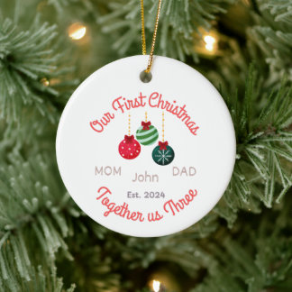Our First Christmas Ornament 2024