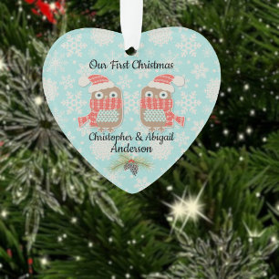 Our First Christmas Owls Ornament