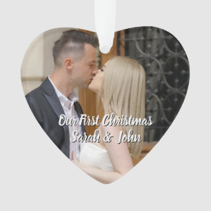 Our First Christmas Photo Ornament