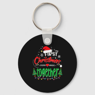 Our First Christmas Together 2021 1st Christmas  Keychain