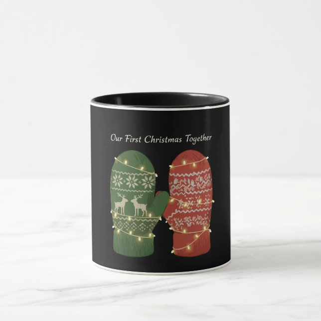 Our First Christmas Together Cozy Knitted  Mug (Center)
