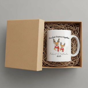 Our first Christmas together newlyweds mug