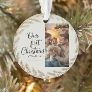 Our First Christmas Together – Personalized Ornament