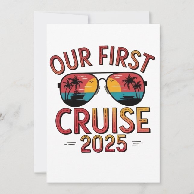 Our First Cruise 2025 Summer Trip Matching  Announcement (Front)