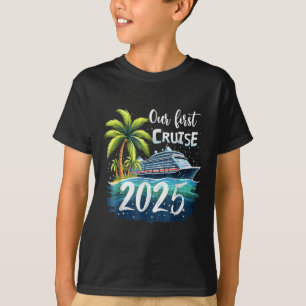 Our First Cruise 2025 Together Family Trip Matchin T-Shirt