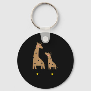 Our First Father's Day 2026, Funny Giraffe Gift Da Keychain