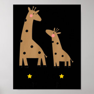 Our First Father's Day 2026, Funny Giraffe Gift Da Poster