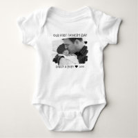Our First Fathers Day New Dad And Baby Photo