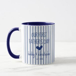 Our First Fathers Day Personalize Mug for Dad