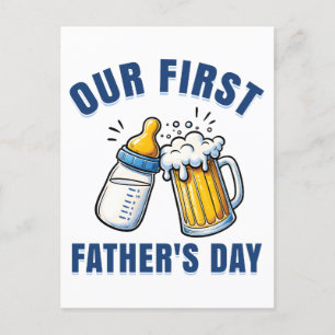 Our First Father's Day Postcard