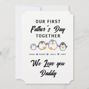 OUR FIRST FATHER'S DAY TOGETHER  INVITATION
