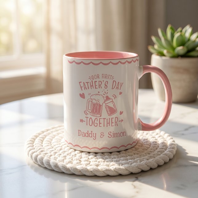 Our First Father's Day Together Mug (Creator Uploaded)