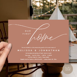 Our First Home, Cozy Lovely Housewarming Party Invitation