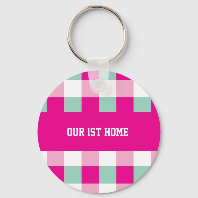 Our First Home Keychain (Front)