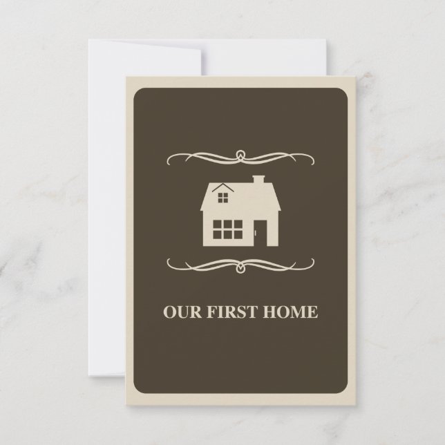 our first home (mod home) announcement (Front)