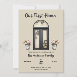 Our First Home Party Invitation