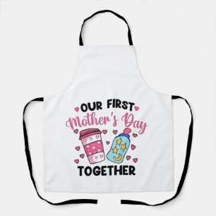 Our First Mother’s Day Together Couples Marriage Apron