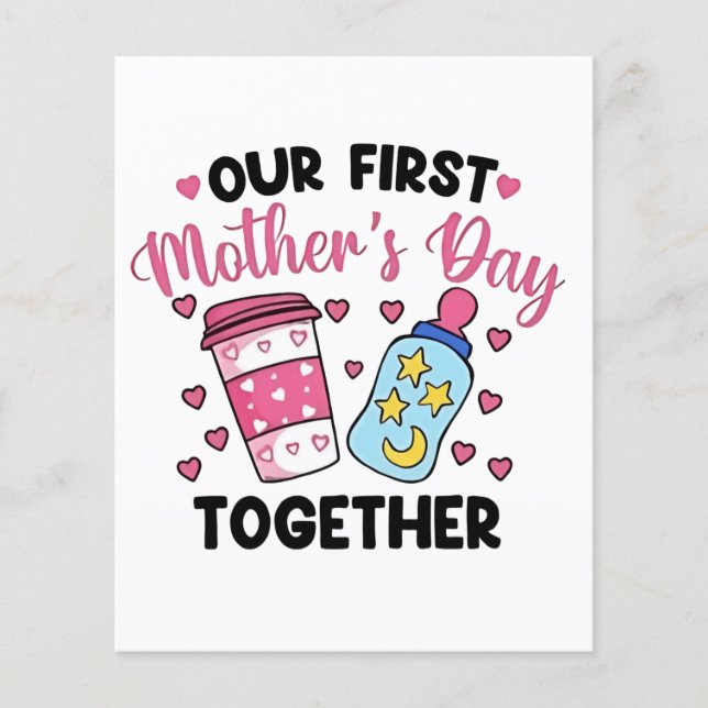 Our First Mother’s Day Together Couples Marriage Flyer (Front)