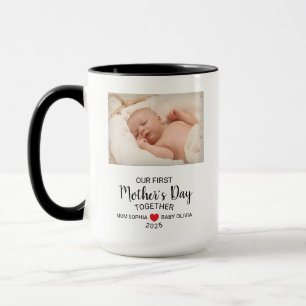 Our First Mother's Day Personalized Photo Mug