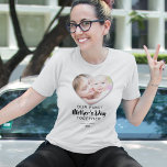 Our First Mother's Day Photo T-Shirt<br><div class="desc">Personalized mother's day photo t-shirt featuring a heart photo of the mommy and child, the saying "our first mother's day together", their names, and the year. Photo tip: Crop your photos into squares before uploading ensuring subject is in the centre for best results.</div>