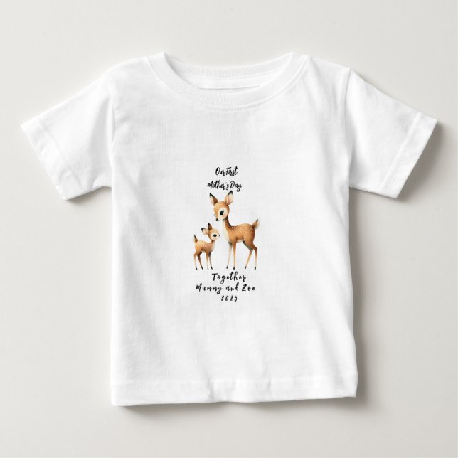 Our First Mother's Day Together Baby T-Shirt (Front)