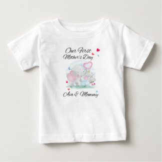 Our First Mother's Day Together Elephant T-Shirt