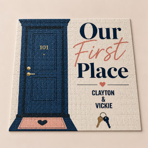 Our First Place New Home Personalized Jigsaw Puzzle