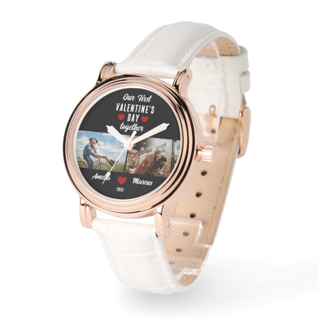 Our First Valentine's Day Together 2 Photos Black Watch (Angle)
