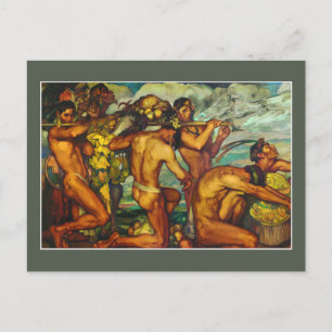 Our Gods by Saturnino Herran Mexican Fine Art Postcard