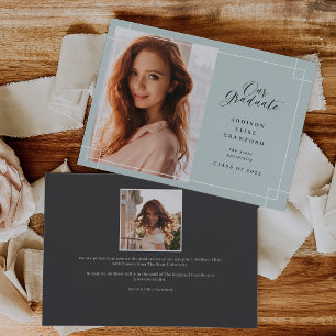 Our Graduate   Photo Graduation Announcement