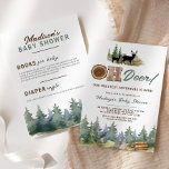 Our Greatest Adventure Oh Deer Baby Shower Invitation<br><div class="desc">Wilderness Woodland Forest Our Greatest Adventure Oh Deer Baby Shower</div>