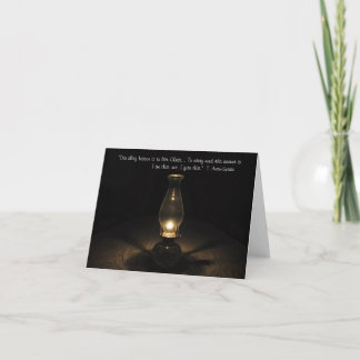 Our Greatest Need - note card