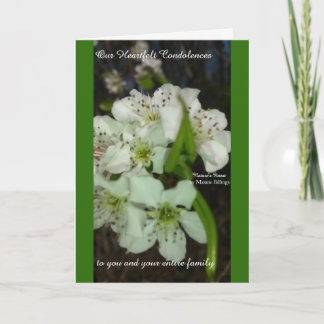 Our Heartfelt Condolences Card
