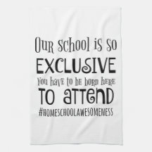 Our Home school kitchen towel
