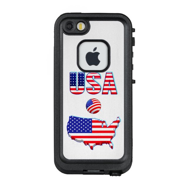 OUR HOME - USA design collection LifeProof iPhone Case (Back)