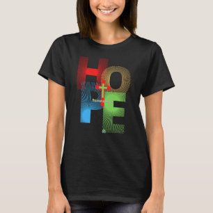 OUR HOPE IS IN JESUS Romans 15:13 Christian Design T-Shirt