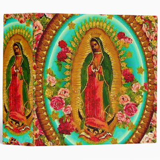 Our Lady Guadalupe Mexican Saint Virgin Mary Binder