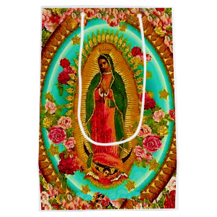 Our Lady Guadalupe Mexican Saint Virgin Mary Medium Gift Bag